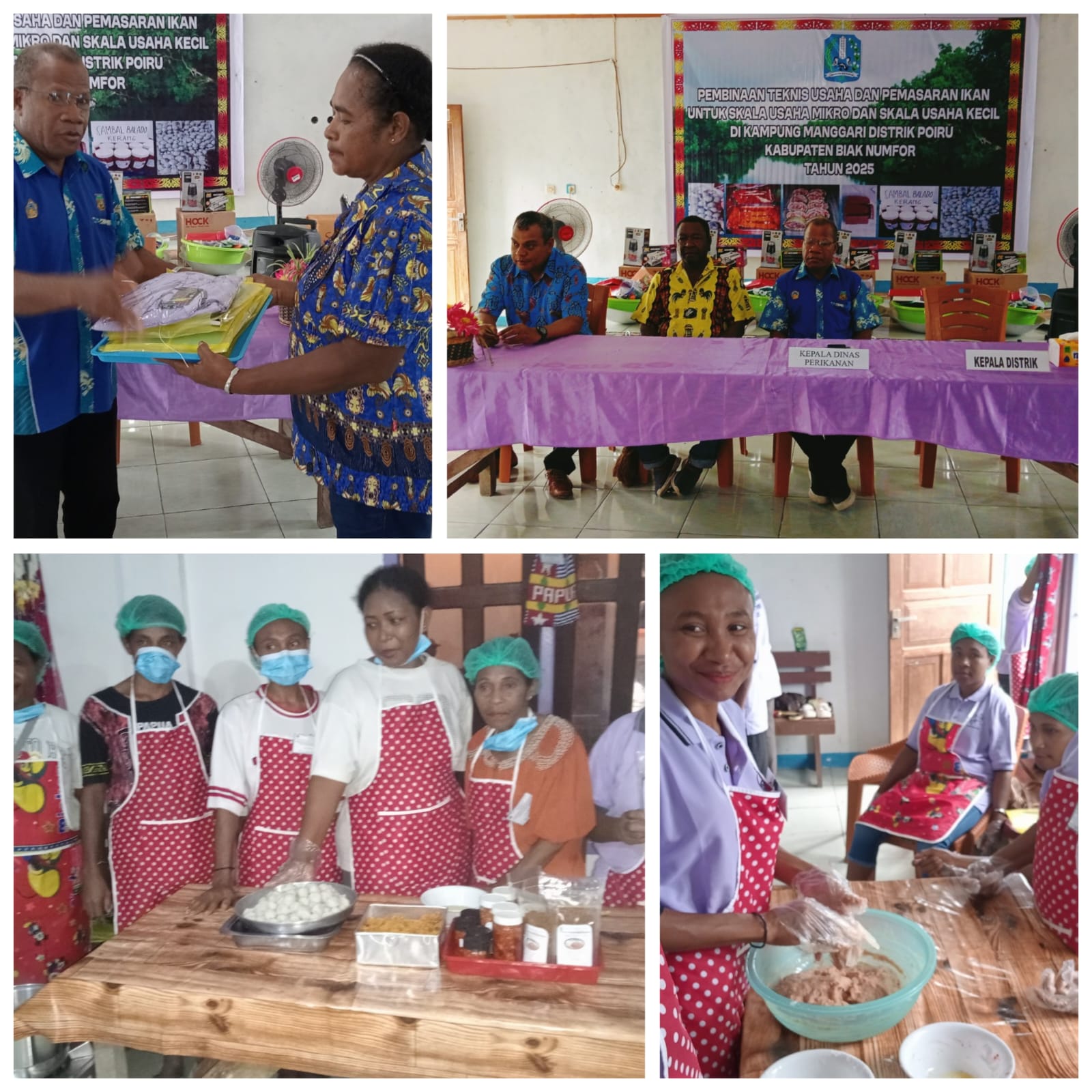 PEMBINAAN UKM  DI KAMPUNG MANGGARI DISTRIK POIRU TGLL 31 OKT S/D 03 NOVEMBER 2025