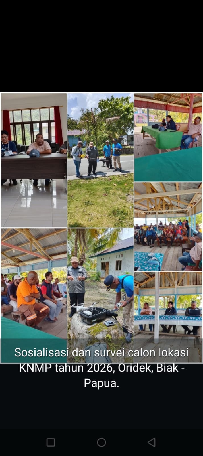 SOSIALISASI CALON LOKASI KNMP