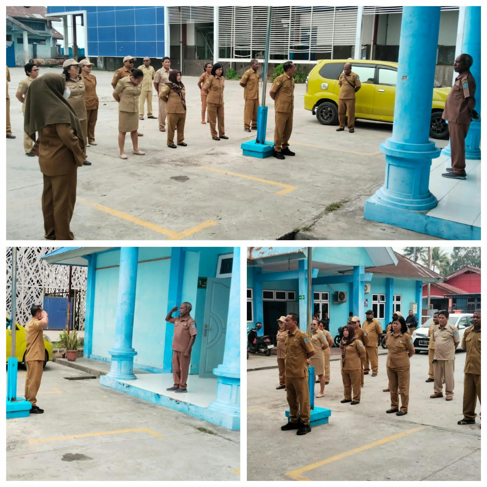 Apel Pagi dan Apel sore Dinas Perikanan