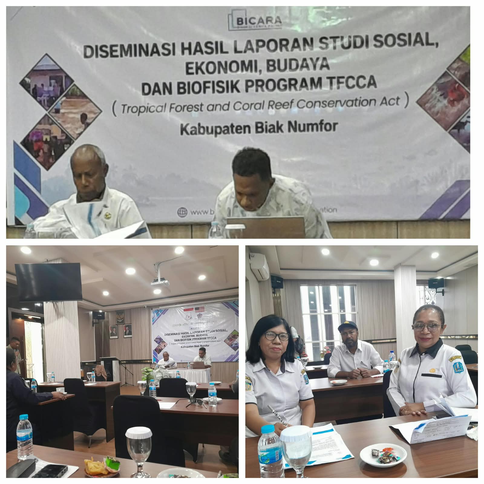 Diseminasi Hasil Laporan Studi Sosial,Ekonomi  dan Program TFCCA