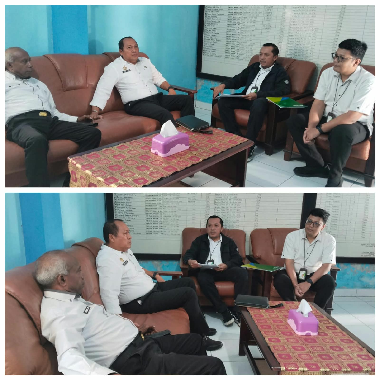Kunjungan Kerja Dinas Tenaga Kerja dan BPJS Tenaga kerja