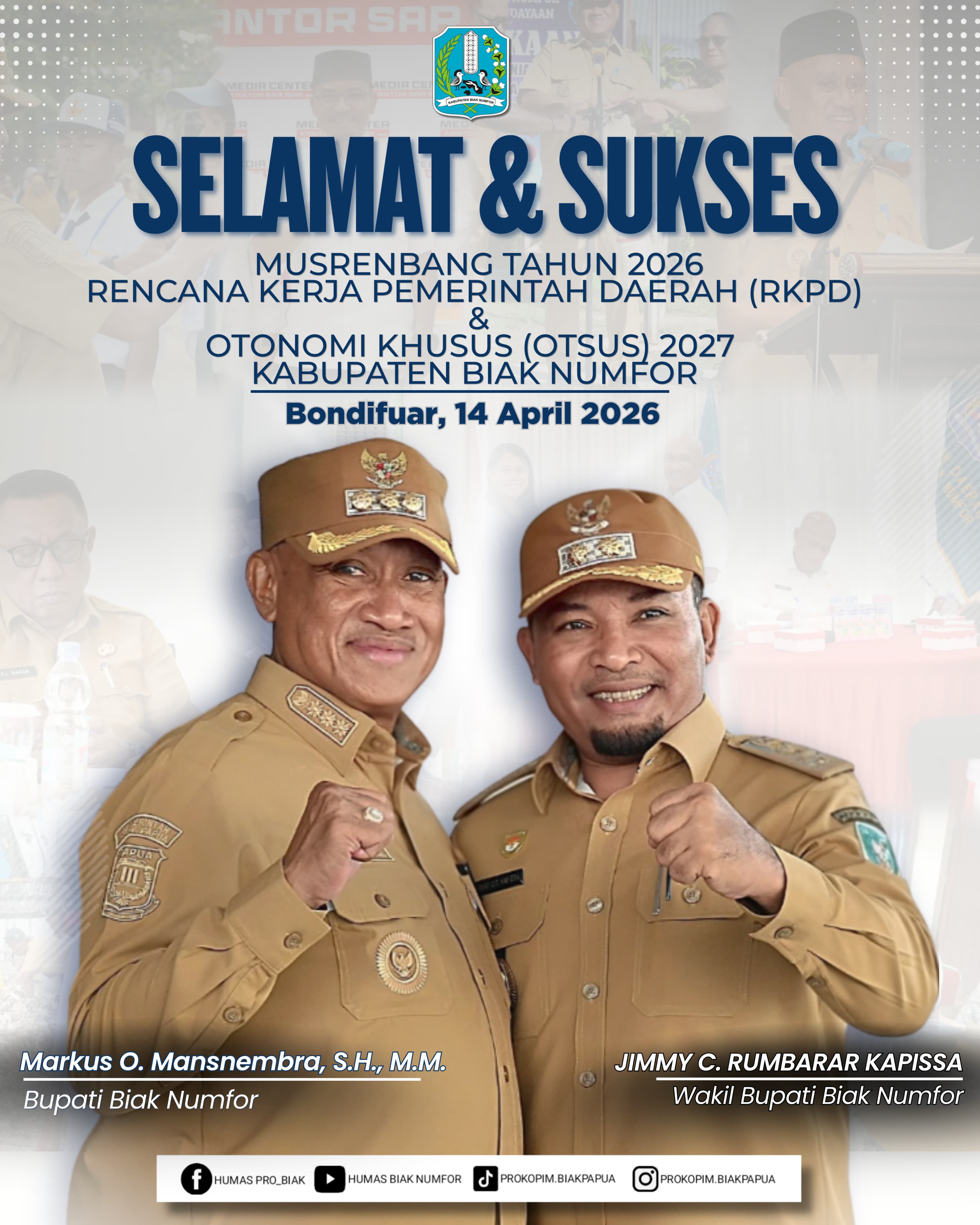 MUSRENBANG DI DISTRIK BONDIFUAR